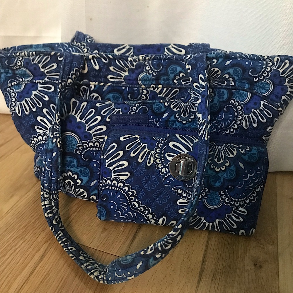 Vera Bradley Dark Blue Purse and Wallet